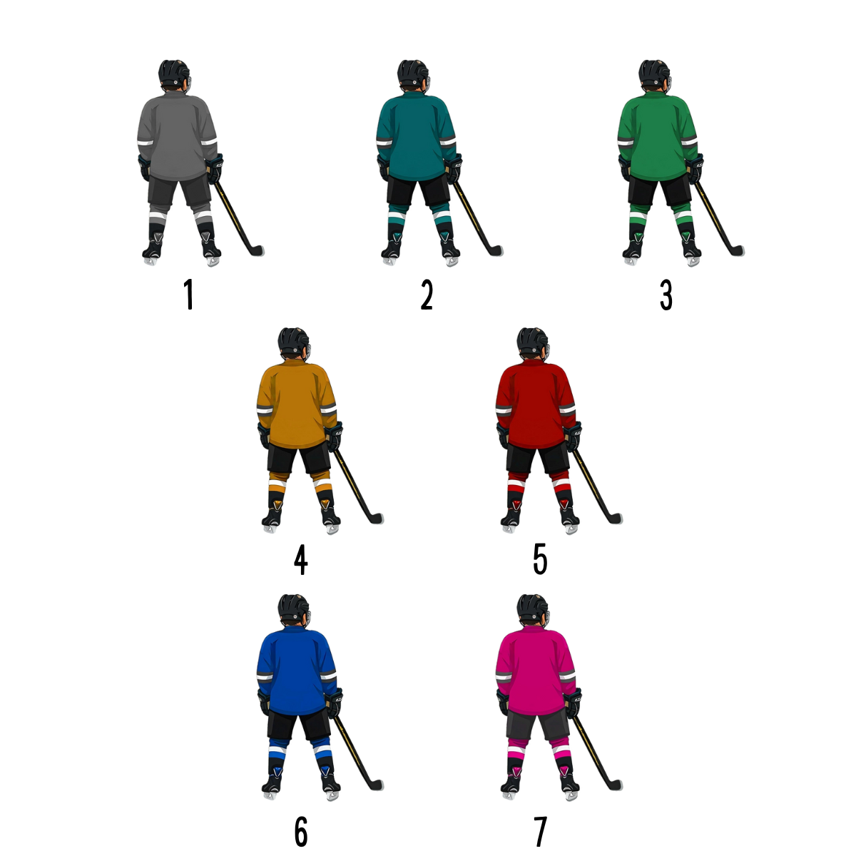 Kid Hockey Player Personalized Christmas Ornament, Christmas Gift For Little Hockey Player