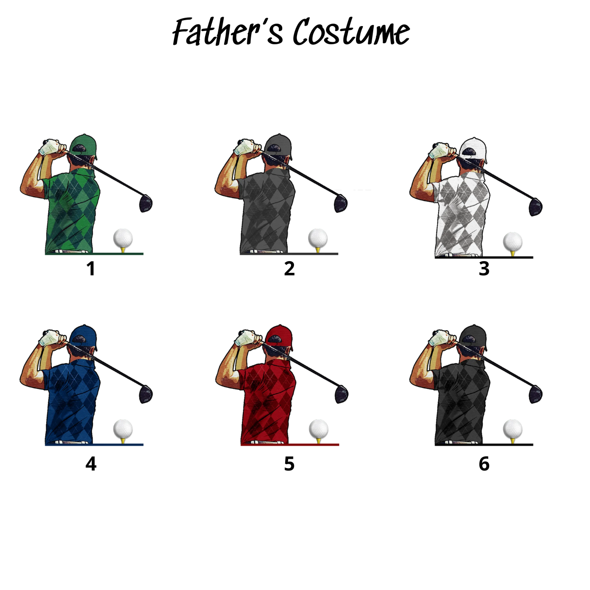 Dear Dad Thank You For Taking Me To The Golf Course - Personalized Golf Ball - Gift For Father, Golfer