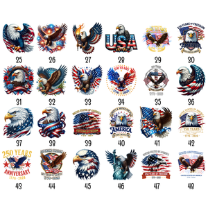 America 250th Anniversary US Pride Patriotic Eagle - Personalized Hawaiian Shirt - Patriotic Gift, 4th Of July, 250th Anniversary Gift For Family