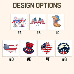 Personalized 4th of July Frosted Cups, Family Reunion Cups, Patriotic Party Favor, Beach & Lake House Cups, Backyard BBQ