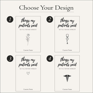 Custom Nurse Journal, Medical Physician Notebook, Personalized Doctor Journal, Nurse Appreciation Gifts, Nurse Graduation Gift, Gift for RN