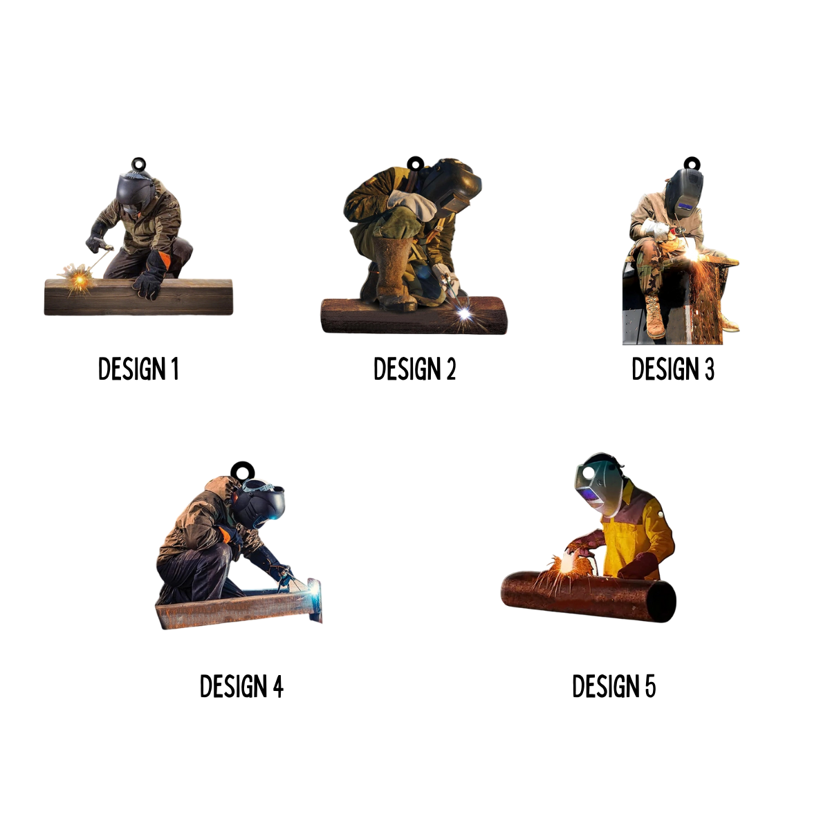 Personalized Name Welder Ornament Christmas, Welder Tool Ornament, Gift For Welder, Christmas Ornament Welder Outfit, Custom Welder Ornament