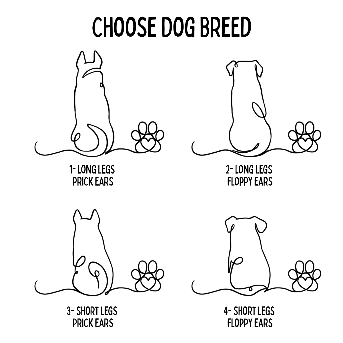 Dog Line - Personalized Canvas - Gift For Dog Lovers, Gift For Family