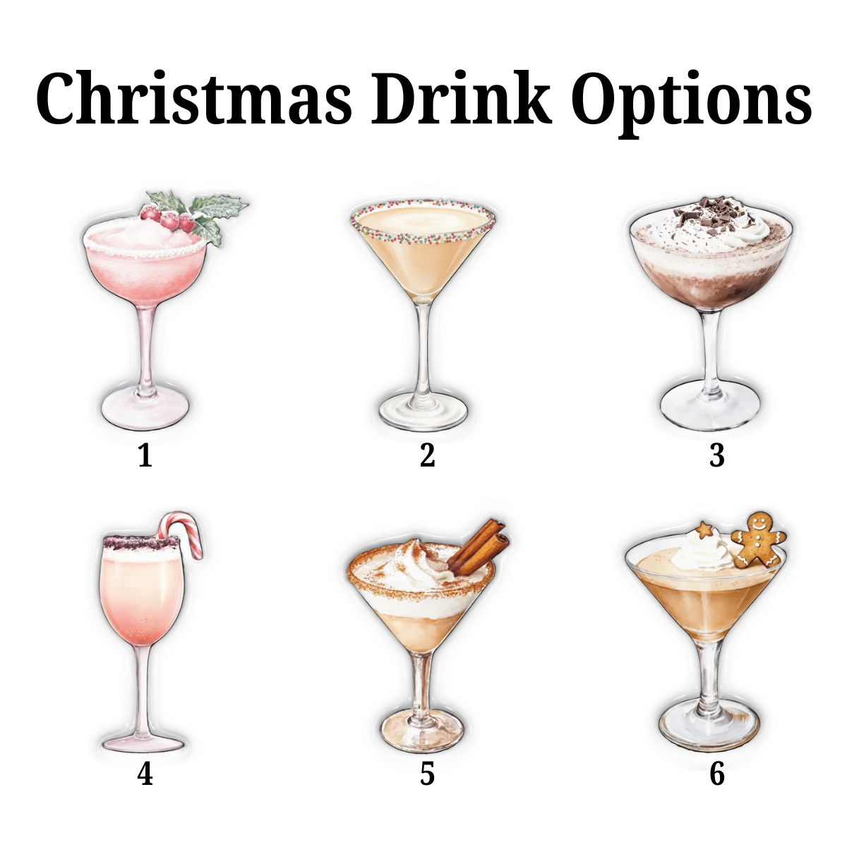 3D Inflated Effect Forever Christmas Drinks - Personalized Ornament - Christmas Gift For Friends, Sisters, Siblings