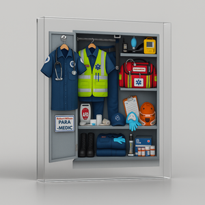EMS Worker Personal Locker - Personalized Plaque - Gifts For Paramedic/ EMTs