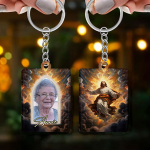 Personalized Christian Keyrings-Personalized Gifts For Church Members-Personalized Photo Keychains