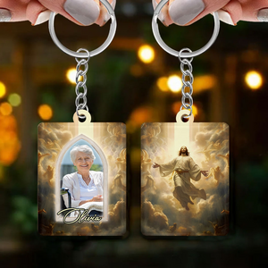 Personalized Christian Key Rings-Personalized Religious Gifts-Personalized Keychain With Picture