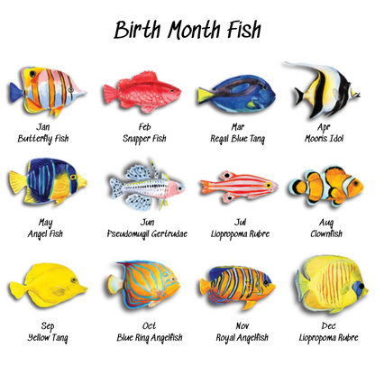We Are Hooked On Papa Birth Month Fish - Personalized Canvas - Gift For Grandpa, Daddy, Father's Day, Birthday Gift