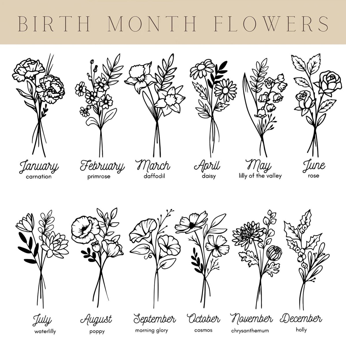 Personalized Birth Month Flower Gifts for Mom, Custom Crystal Ball Night Light, Mom Birthday Gift, Grandma Gift from Kids, Birth Flower Gift