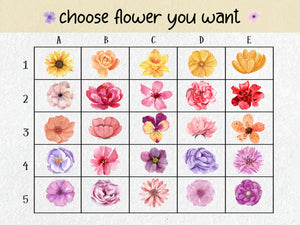 Custom Birth Month Flower Building Block, Personalized Grandma's Garden Building Block, Mother's Day Gifts, Mom Birthday Gift, Mom Keepsake