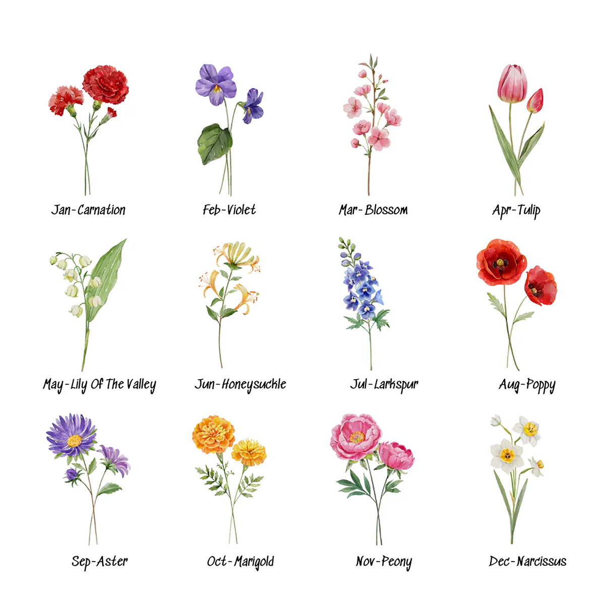 Birth Month flower & Name - Personalized Wine Glass - Gift For Best Friends, BFF, Sisters