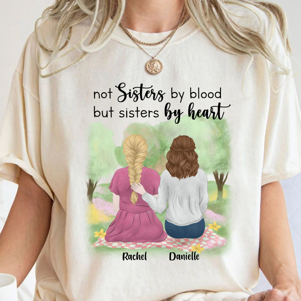 Not Sisters By Blood But Sisters By Heart - Personalized Shirt - Gift For Bestie, Friends banner-gg_c71094b2-9099-4e1e-a860-02dd8e45797b.png