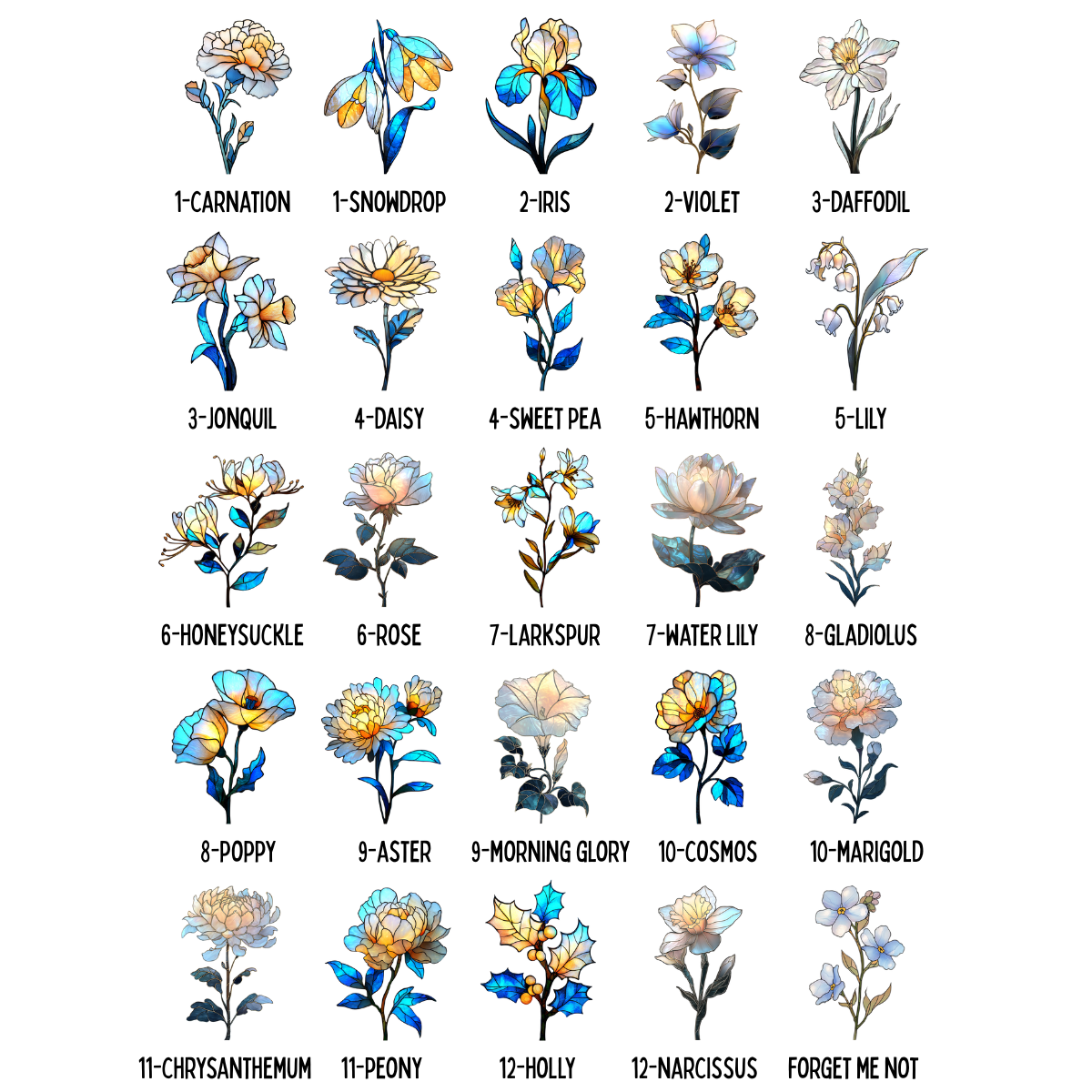 Sisters Birth Month Flowers - Personalized Wine Bottle Wind Chime - Birthday Gift For Sisters, Besties