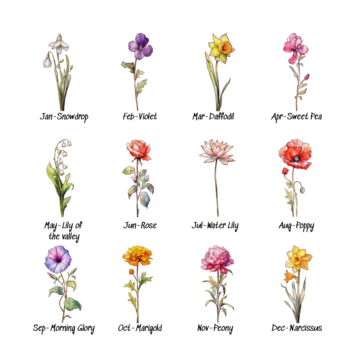 Grandma Mom's Garden - Personalized Ceramic Plate - Mother's Day, Gift For Mom, Grandma, Birthday Gift