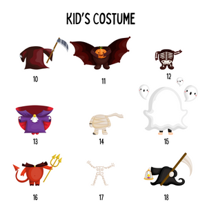 Happy Halloween Trick Or Treat Custom Kid's Face - Personalized Halloween Fabric Basket - Halloween Gift For Kids