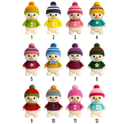 Heartwarming Grandma Grandkids Snowman - Personalized Acrylic Ornament - Christmas Gift For Family