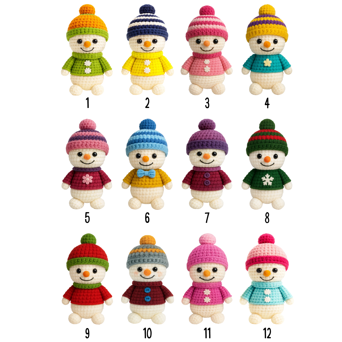 Heartwarming Grandma Grandkids Snowman - Personalized Acrylic Ornament - Christmas Gift For Family