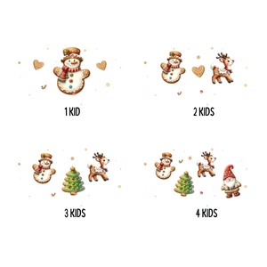 Mom & Grandma's Little Cookies Characters - Personalized Platter - Christmas Gift For Mom, Grandma