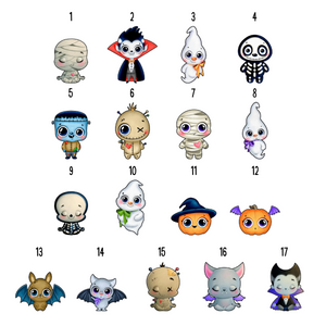 Trick Or Treat Little Monster - Personalized Halloween Fabric Basket - Halloween Gift For Kid