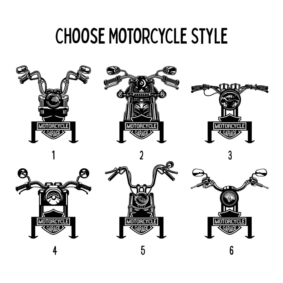 Custom Name Motorcycle Garage - Personalized Cut Metal Sign - Gifts For Motorcycle Lovers