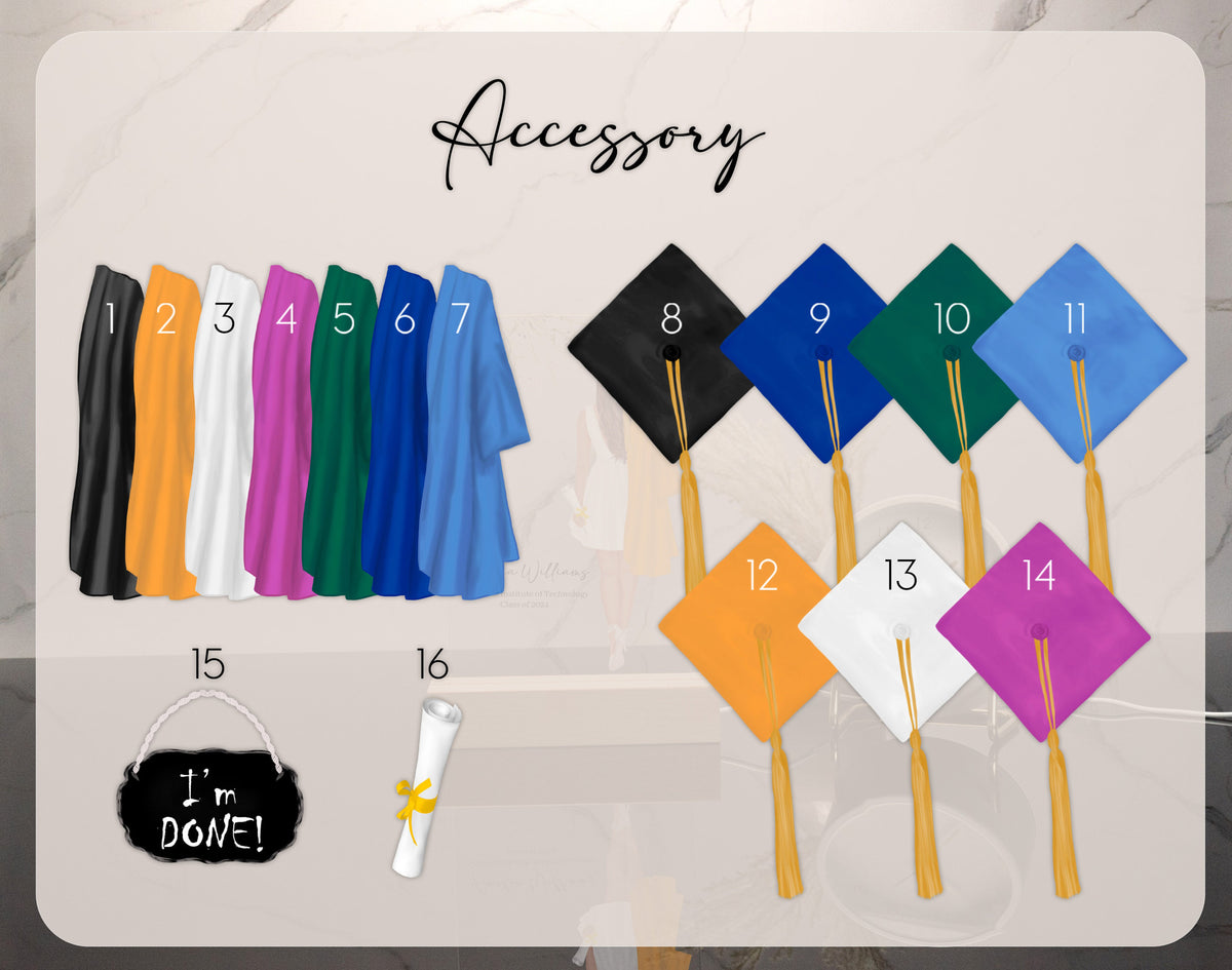 Personalized Graduation Gifts for Her, Acrylic LED Light, Grad Gift for Daughter, Class of 2026 Gift, Graduate Name Stand