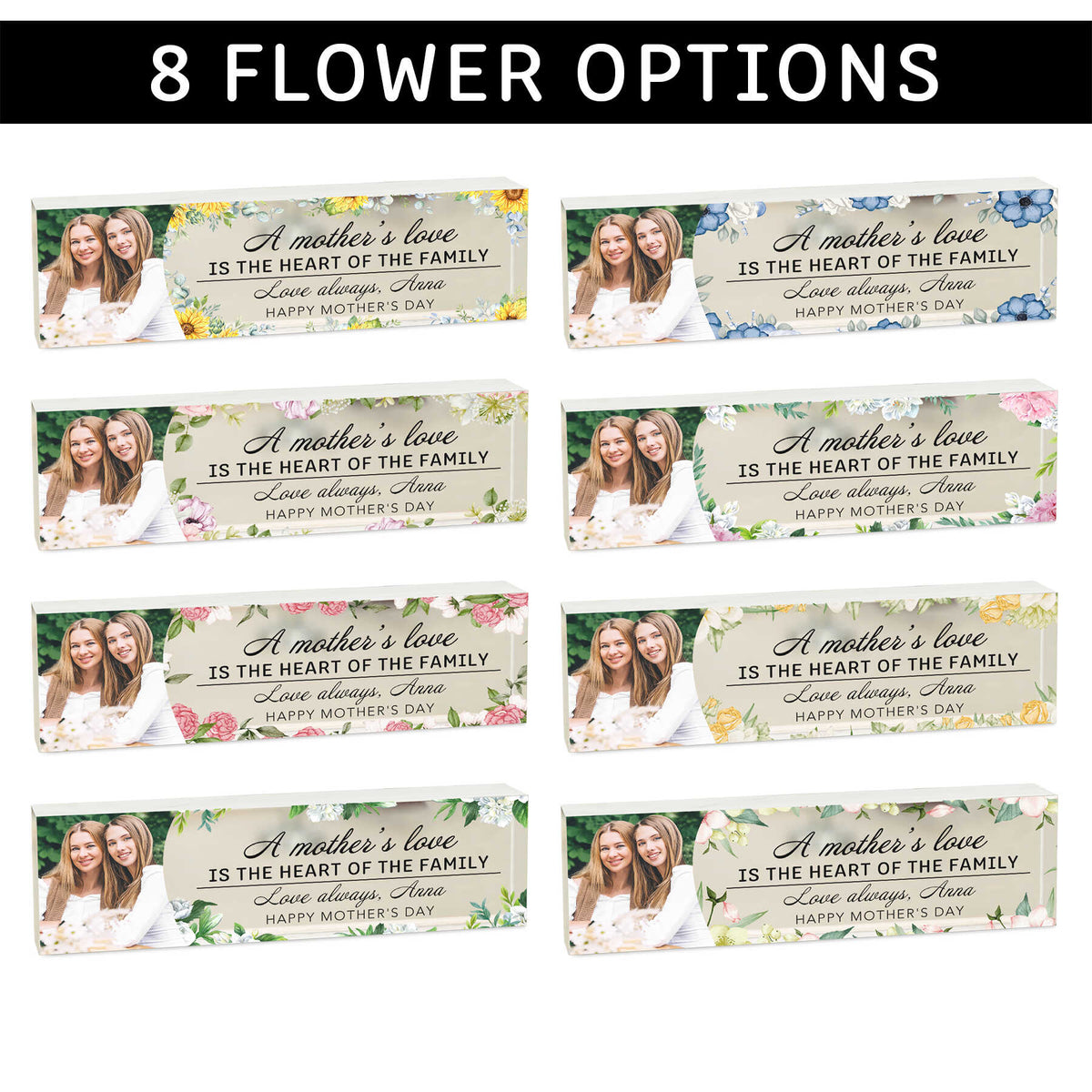 Custom Photo Gifts For Mother Acrylic Plaque, Mother Photo Acrylic, Mother's Day Gifts For Her, Mom Acrylic Photo Plaque, Mother s Day Gift