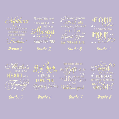 A Mother's Love Is The Heart Of A Family - Personalized Acrylic Plaque - Gift For Mom, Mother's Day, Birthday Gift