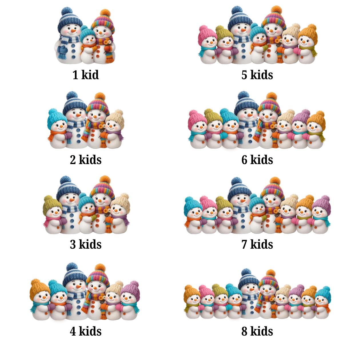 3D Effect Snowy Christmas Snowman Welcome To Grandma Grandpa House - Personalized Doormat - Christmas Gift For Grandma & Grandpa