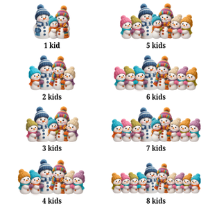 3D Effect Snowy Christmas Snowman Welcome To Grandma Grandpa House - Personalized Doormat - Christmas Gift For Grandma & Grandpa