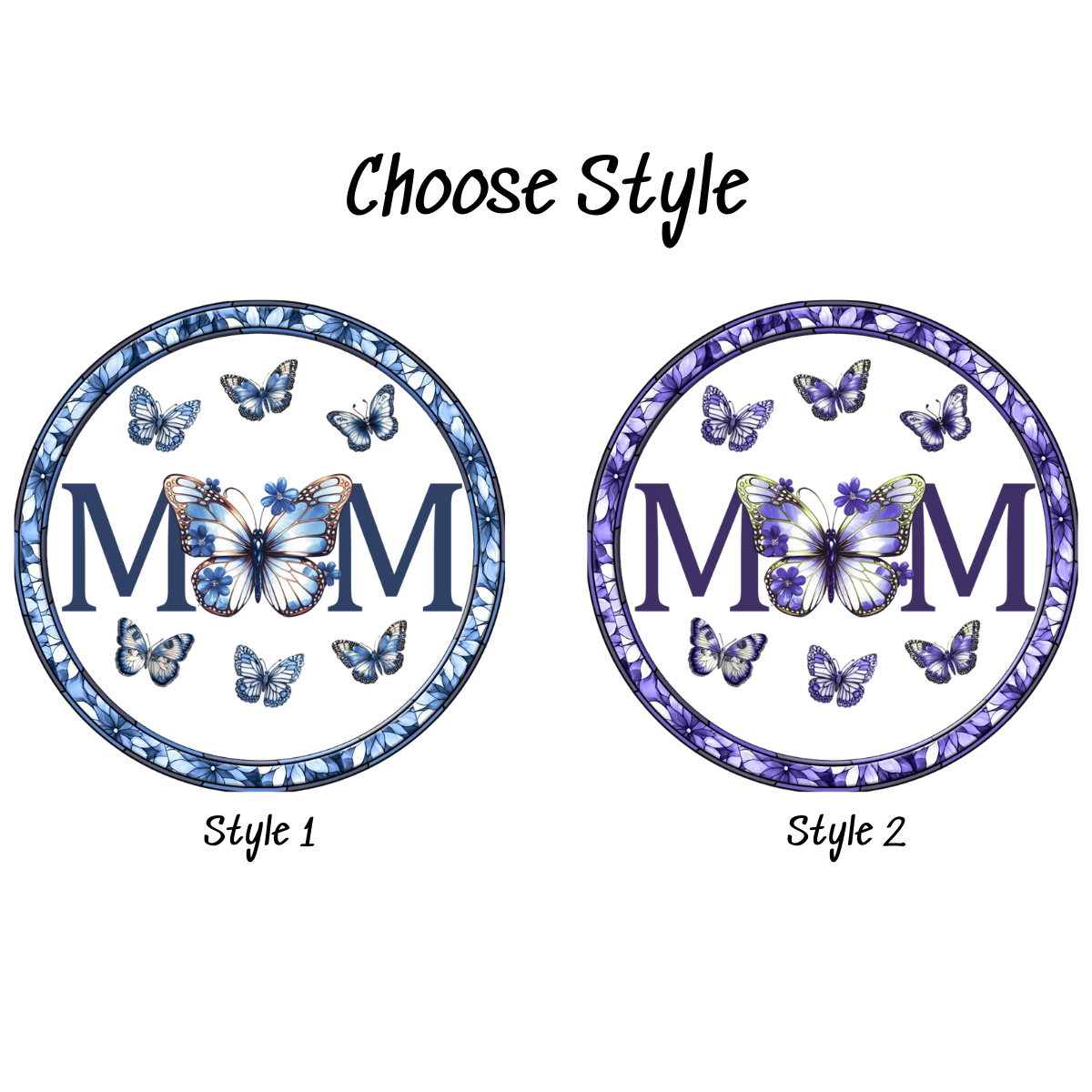 Mom Your Love Like A Butterfly - Personalized Suncatcher Stained Glass - Gift For Daughter On Mother's Day