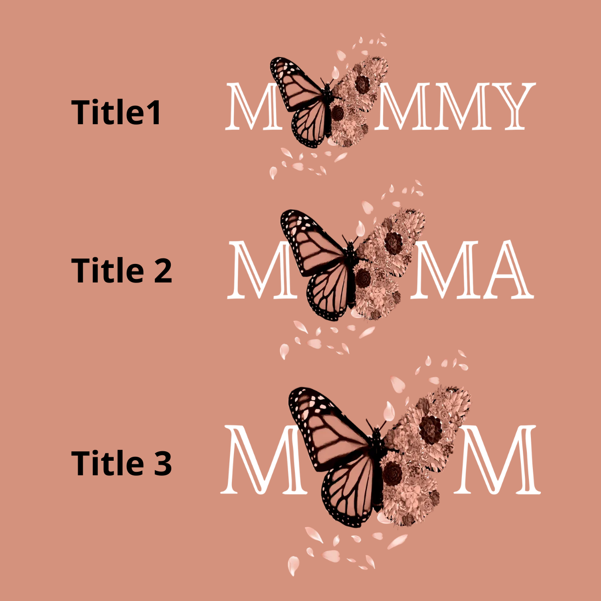 Mom Butterfly - Custom Flower Frame Box - Gift For Mom, Mother's Day Gift
