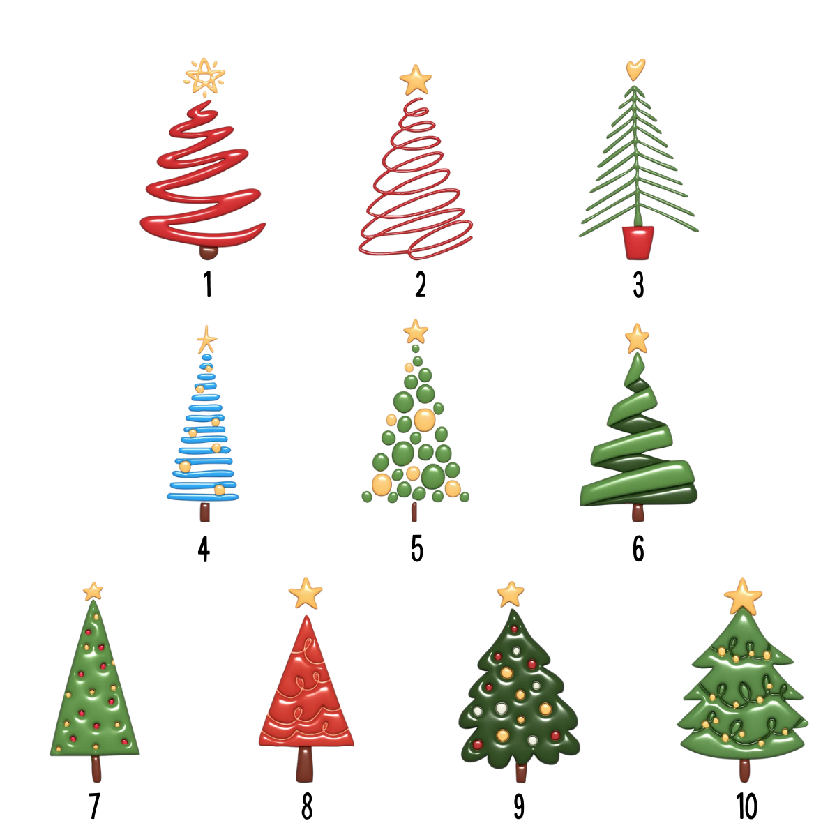 The Christmas Tree Family - Personalized Crystal Ornament - Christmas Gift For Family