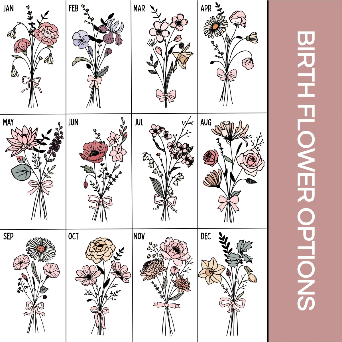 18th Birthday Glass Tumbler, Turning 18 Gift With Birthflower Glass Tumbler, 18 Year Old Gift Iced Coffee Cup, Eighteenth Birthday Glass With Flower