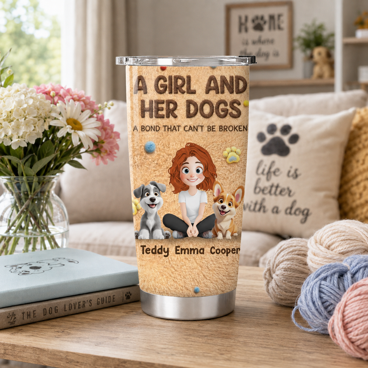 My Lovely Dog - Personalized Tumber - Gift For Dog Lovers