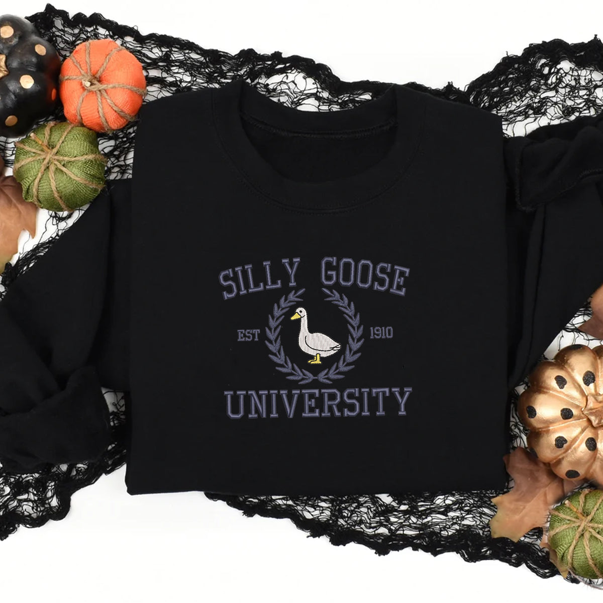 Silly Goose University - Embroidered Apparel - Halloween Gift