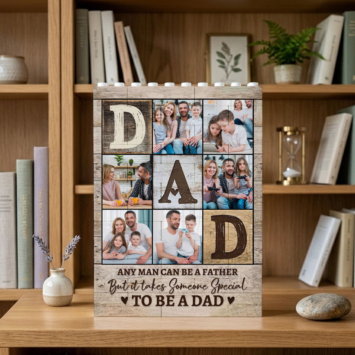 I Love You Dad - Personalized Brick Block