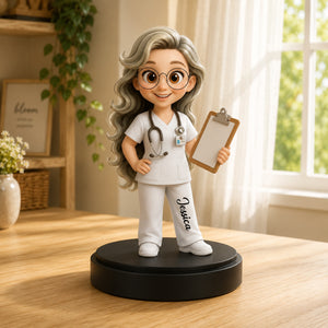 To My Favorite Nurse, Personalized 3D Figurine, GIft for Nurses