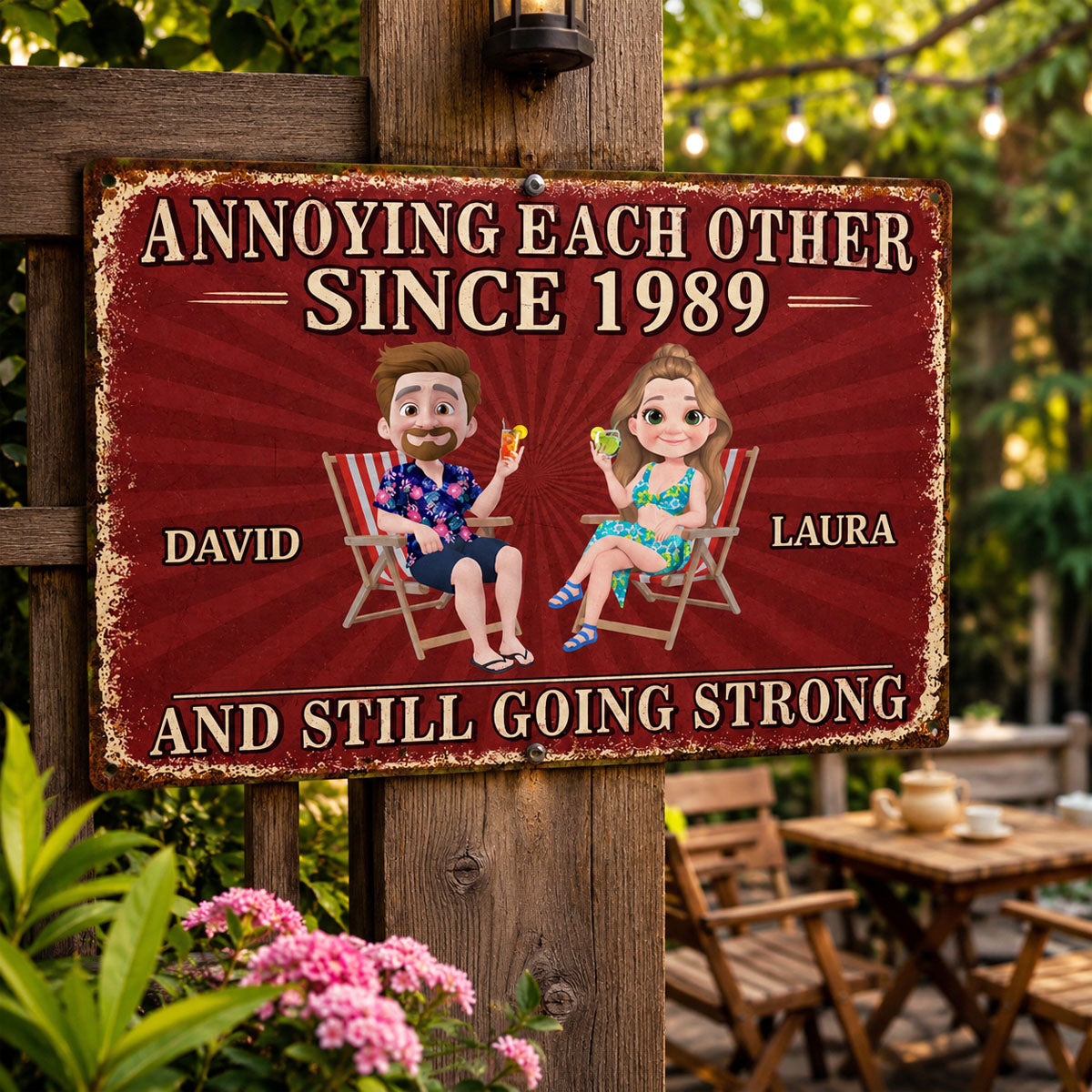 Annoying Each Other Since - Custom Home Decor Metal Sign
