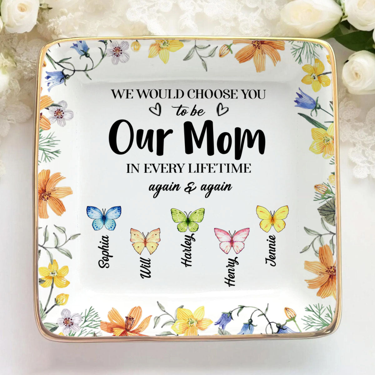 In Every Lifetime - Personalized Photo Jewelry Dish