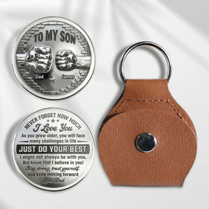 To My Son I Believe In You - Personalized Custom Pocket Hug
