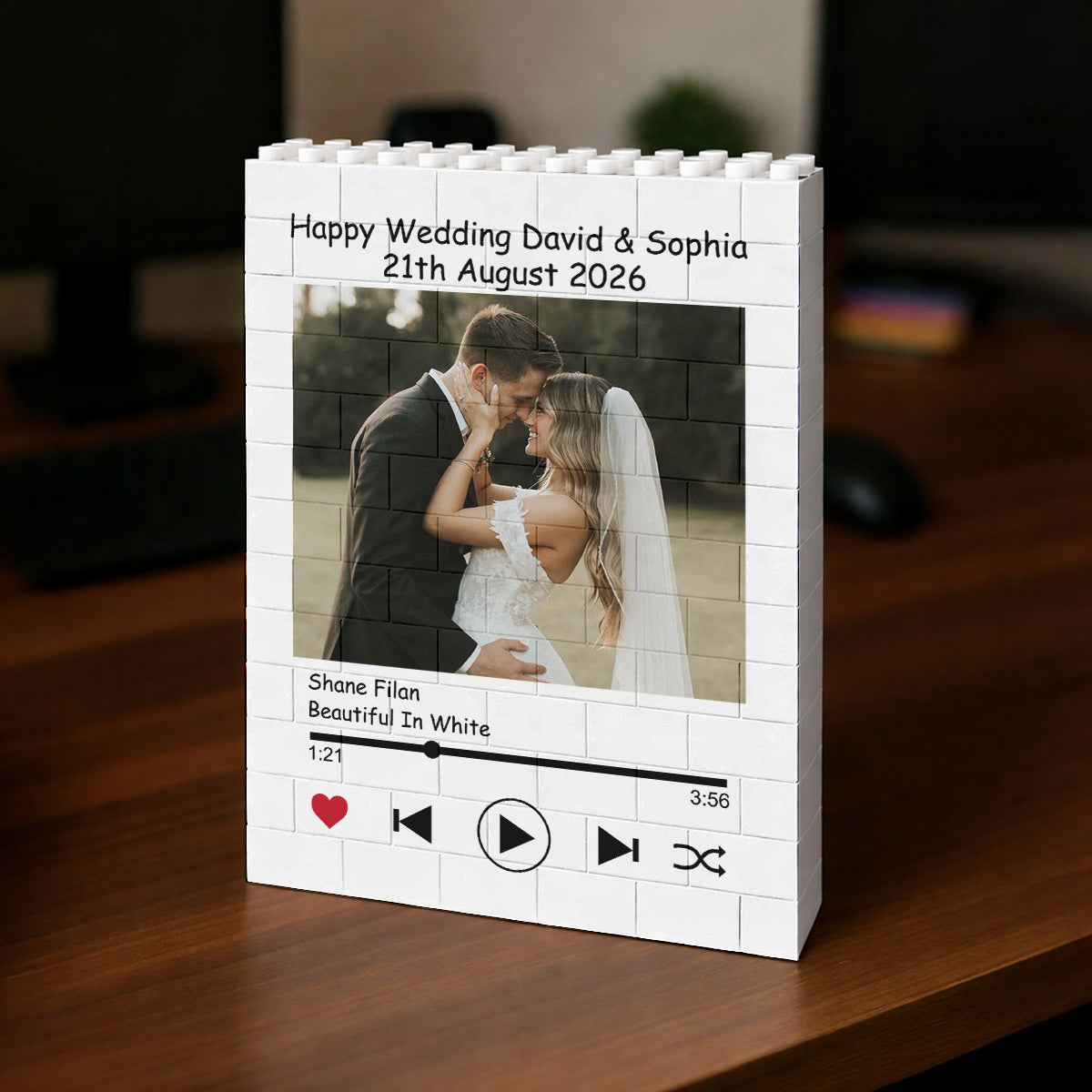 The Song That Tells Our Story - Personalized Building Brick Puzzle