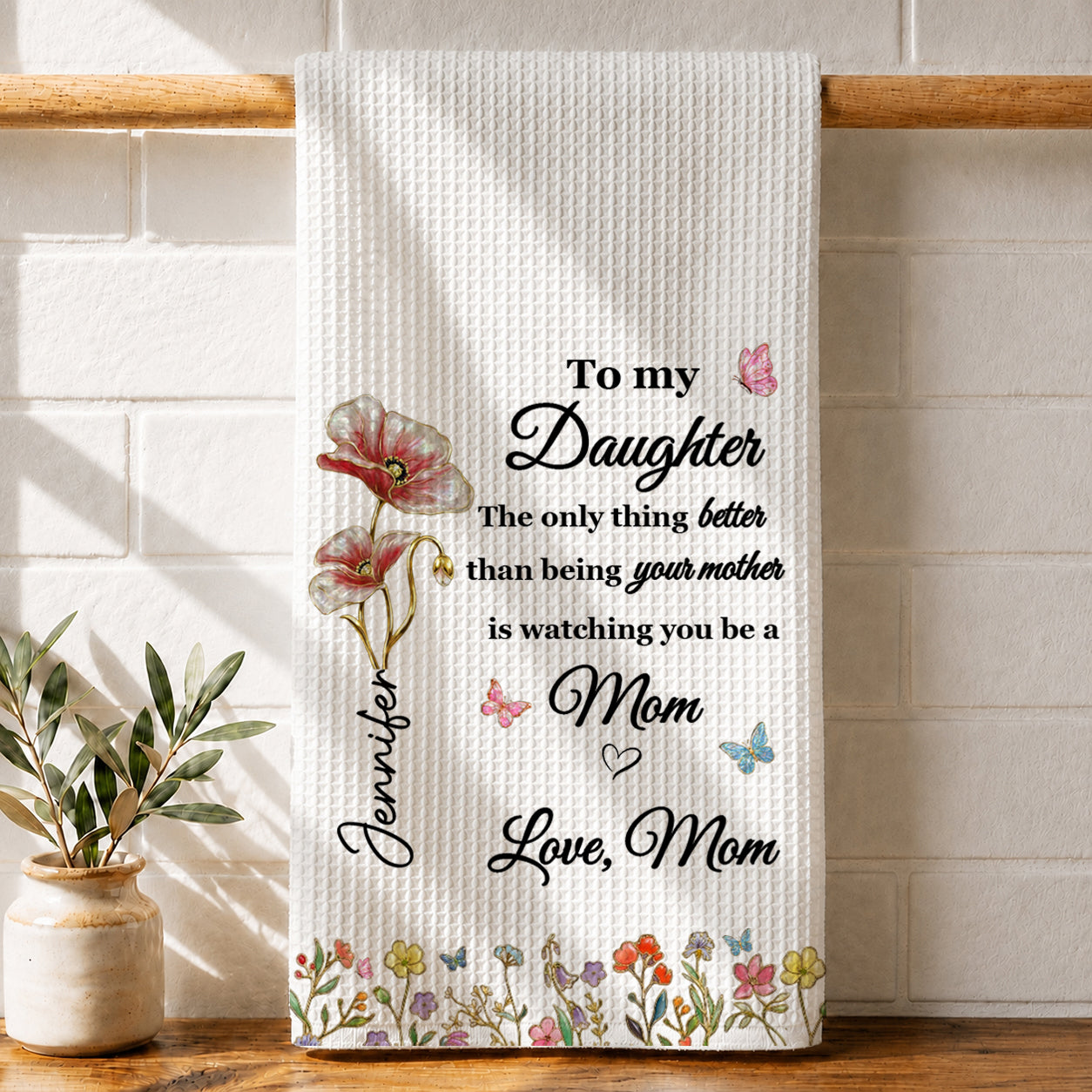 My Amazing Daughter - Personalized Kitchen Towel