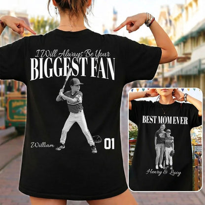 I'll Always Be Your Biggest Fan - Retro Bootleg Shirt for Baseball Family