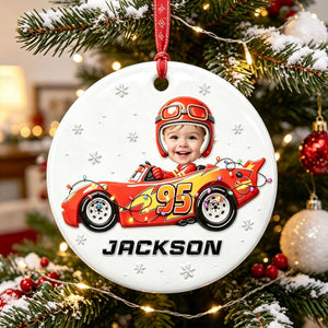 Custom Funny Driving Home For Christmas - Real 3D Ceramic Ornament