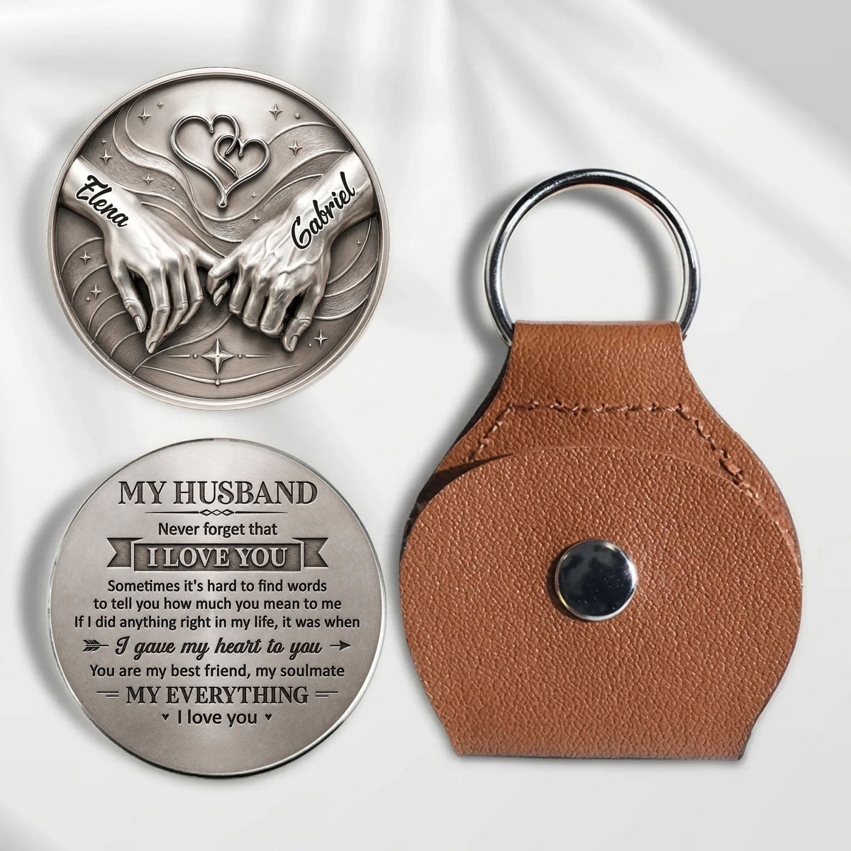 Never Forget That I Love You - Personalized Custom Pocket Hug