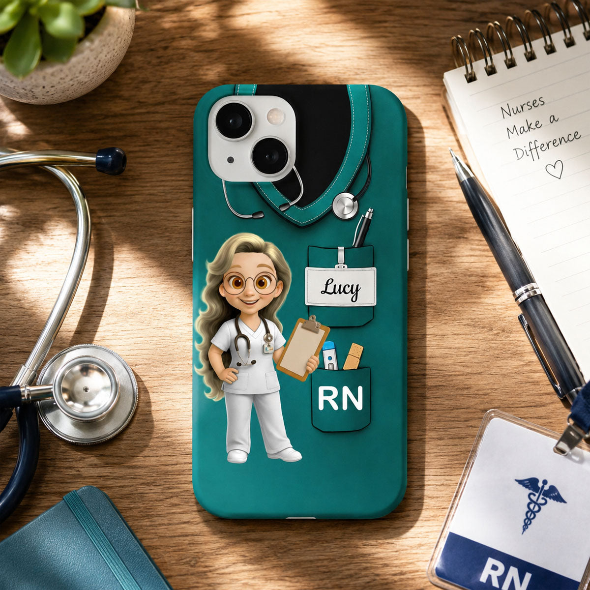 Personalized Custom Phone Case - Birthday, Nurse's Day Gift For Nurse - Nurse Life