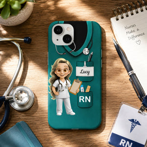 Personalized Custom Phone Case - Birthday, Nurse's Day Gift For Nurse - Nurse Life