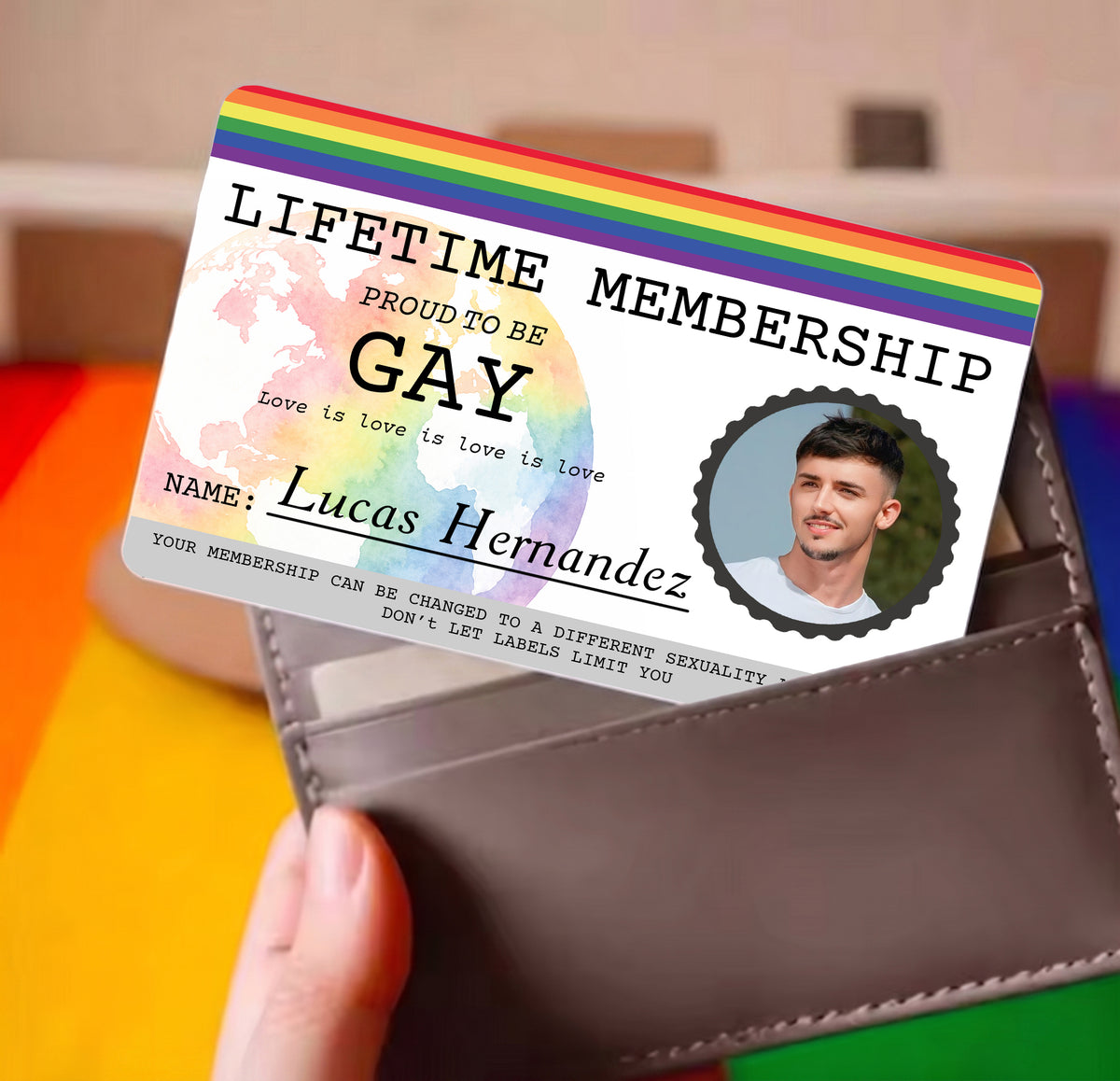 Lifetime Membership Proud To Be - Personalized Wallet Card