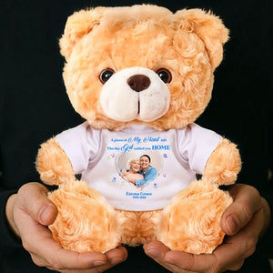 My Heart Left The Day God Called You Home - Personalized Custom Teddy Bear
