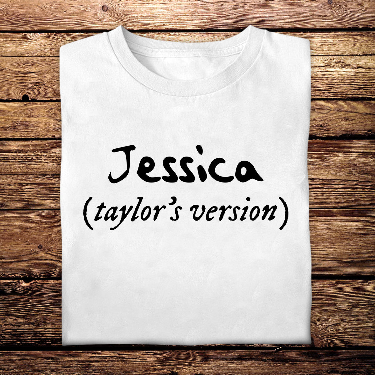 Taylor's Version - TS Personalized Name and Fonts T-shirt - Gift For Sister, Gift For Music Lovers